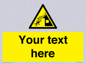 Custom warning roof avalanche